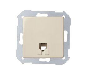 TOMA TELÉFONO RJ-12 MARFIL