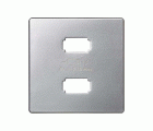 TOMA 2 CARGADOR USB 2.1A ALUMINIO S82