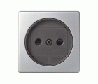 BASE ENCHUFE 2P ALUMINIO
