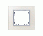 Marco para 1 elemento cristal plata interior aluminio Simon 82 Nature