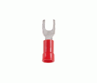 TERMINAL HORQUILLA PREAISLADO 1'5MM² Ø4'3MM 10 UNIDADES ROJO Simon Brico