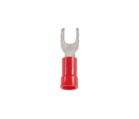 TERMINAL HORQUILLA PREAISLADO 1'5MM² Ø5'3MM 10 UNIDADES ROJO Simon Brico