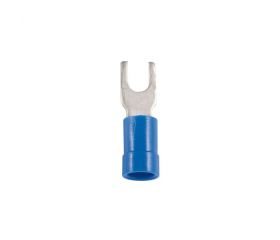 TERMINAL HORQUILLA PREAISLADO 2'5MM² Ø4'3MM 10 UNIDADES AZUL Simon Brico