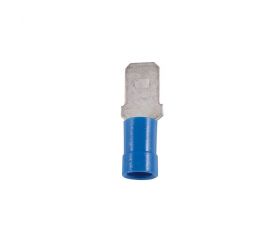 TERMINAL LENGÜETA PLANA PREAISLADO 2'5MM² 6'3x0'8MM 10 UNIDADES AZUL Simon Brico