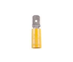 TERMINAL LENGÜETA PLANA PREAISLADO 4-4MM² 6'3x0'8MM 10 UNIDADES AMARILLO Simon Brico
