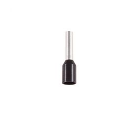 PUNTERA PLATEADA PREAISLADA 1,5MM² Ø8MM 10 UNIDADES NEGRO Simon Brico