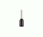 PUNTERA PLATEADA PREAISLADA 1,5MM² Ø8MM 10 UNIDADES NEGRO Simon Brico