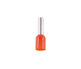PUNTERA PLATEADA PREAISLADA 4MM² Ø10MM 10 UNIDADES NARANJA Simon Brico