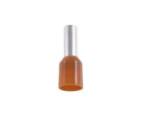 PUNTERA PLATEADA PREAISLADA 10MM² Ø12MM 10 UNIDADES MARRÓN Simon Brico
