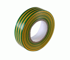 CINTA AISLANTE ADHESIVA PVC 19MM 20 METROS AMARILLA-VERDE Simon Brico