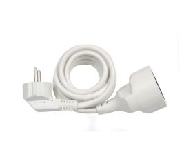 PROLONGADOR 5M H05VV-F 3G1.5MM² 16A 250V~ BLANCO SIMON