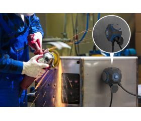 PROLONGADOR EXPERT 1,4M H07RN-F 3G1.5MM² 16A 230V~ NEGRO/AZUL SIMON