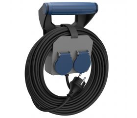 PROLONGADOR DE PARED EXPERT 10M H05RR-F 4G1.5MM² 16A 230V~ NEGRO/GRIS/AZUL SIMON