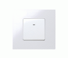 Pulsador neutro 10 A 250V~ con luminoso incorporado y sistema de embornamiento rápido blanco Simon 27 Play