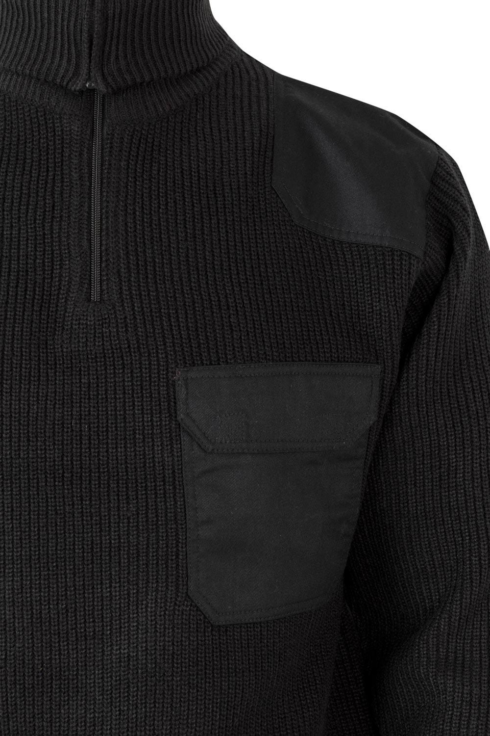 101.JERSEY MEDIA CREMALLERA NEGRO 2XL