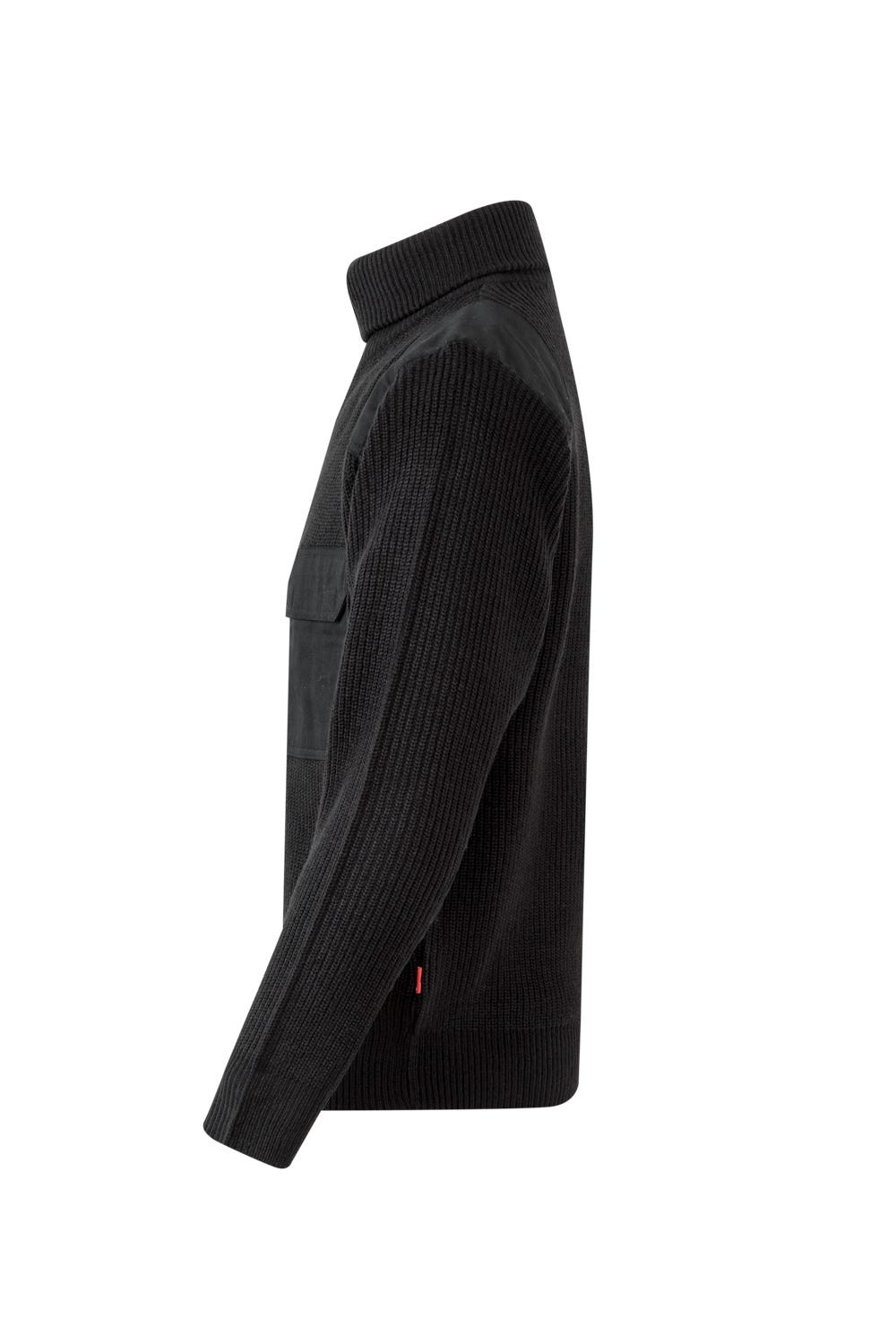 101.JERSEY MEDIA CREMALLERA NEGRO 2XL