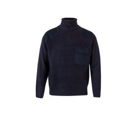 101.JERSEY MEDIA CREMALLERA AZUL MARINO 2XL