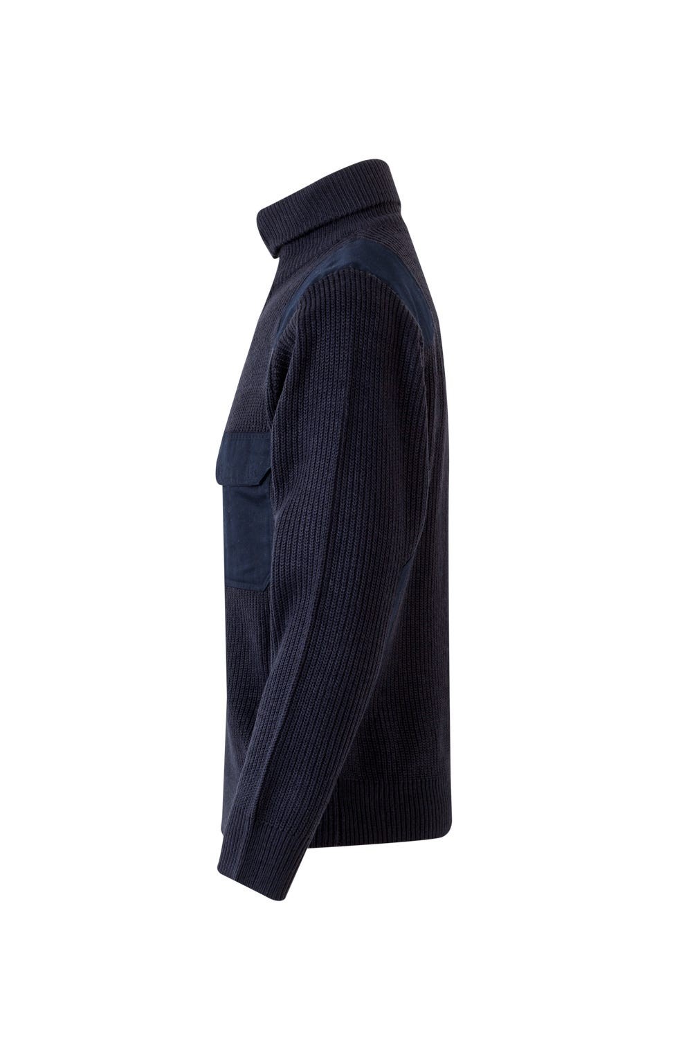 101.JERSEY MEDIA CREMALLERA AZUL MARINO 2XL