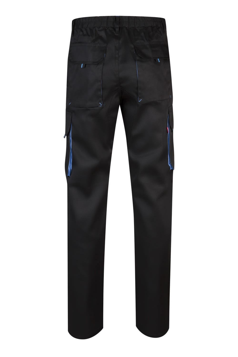 103004.PANTALÓN BICOLOR NEGRO/CELESTE 34