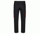 103004.PANTALÓN BICOLOR NEGRO/ROJO 34