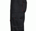 103004.PANTALÓN BICOLOR NEGRO/ROJO 34