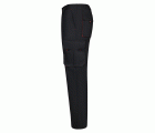 103004.PANTALÓN BICOLOR NEGRO/ROJO 34