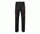 103004.PANTALÓN BICOLOR NEGRO/NARANJA 34