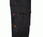 103004.PANTALÓN BICOLOR NEGRO/NARANJA 34