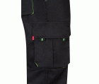 103004.PANTALÓN BICOLOR NEGRO/VERDE LIMA 34