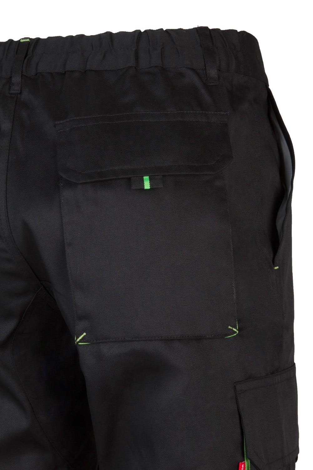 103004.PANTALÓN BICOLOR NEGRO/VERDE LIMA 34