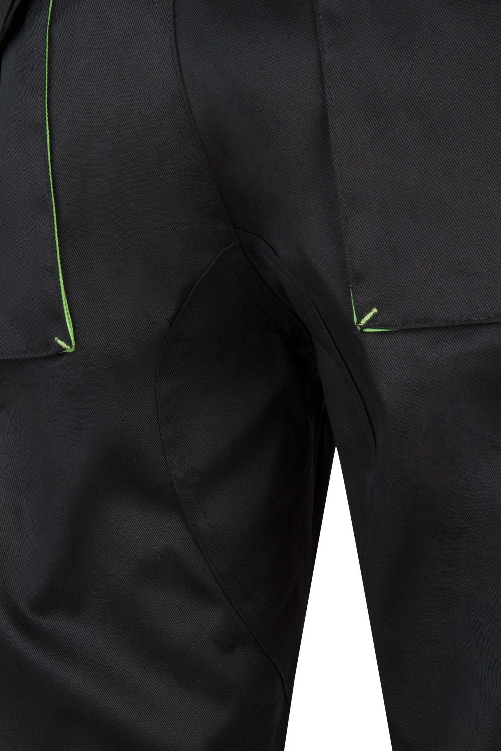 103004.PANTALÓN BICOLOR NEGRO/VERDE LIMA 34