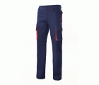 103004.PANTALÓN BICOLOR AZUL MARINO/ROJO 34