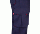 103004.PANTALÓN BICOLOR AZUL MARINO/ROJO 34