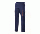 103004.PANTALÓN BICOLOR AZUL MARINO/NARANJA 34