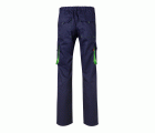 103004.PANTALÓN BICOLOR AZUL MARINO/VERDE LIMA 34