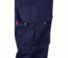 103004.PANTALÓN BICOLOR AZUL MARINO/VERDE LIMA 34