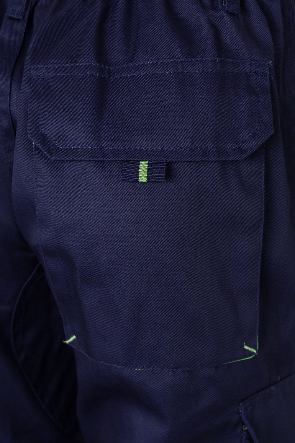 103004.PANTALÓN BICOLOR AZUL MARINO/VERDE LIMA 34