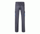103004.PANTALÓN BICOLOR GRIS/CELESTE 34