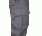 103004.PANTALÓN BICOLOR GRIS/NARANJA 34