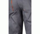 103004.PANTALÓN BICOLOR GRIS/NARANJA 34