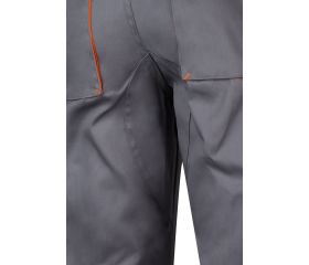 103004.PANTALÓN BICOLOR GRIS/NARANJA 46