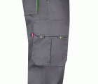 103004.PANTALÓN BICOLOR GRIS/VERDE LIMA 34