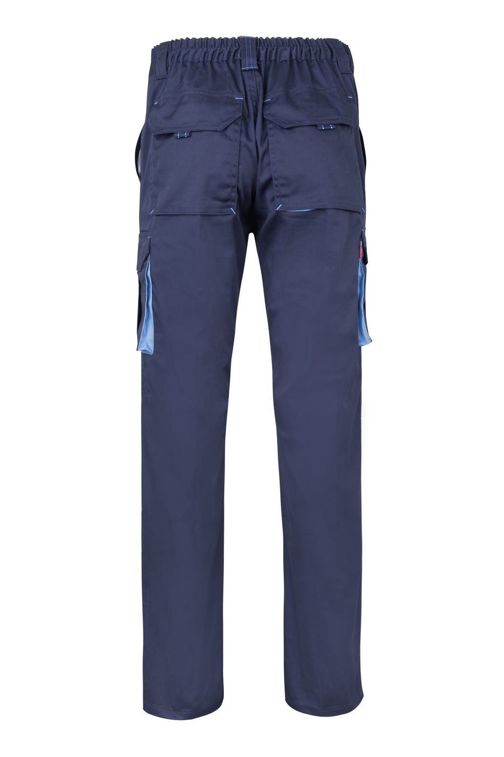 103004.PANTALÓN BICOLOR AZUL NAVY/CELESTE 34