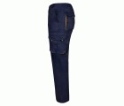103004.PANTALÓN BICOLOR AZUL NAVY/AMARILLO 34