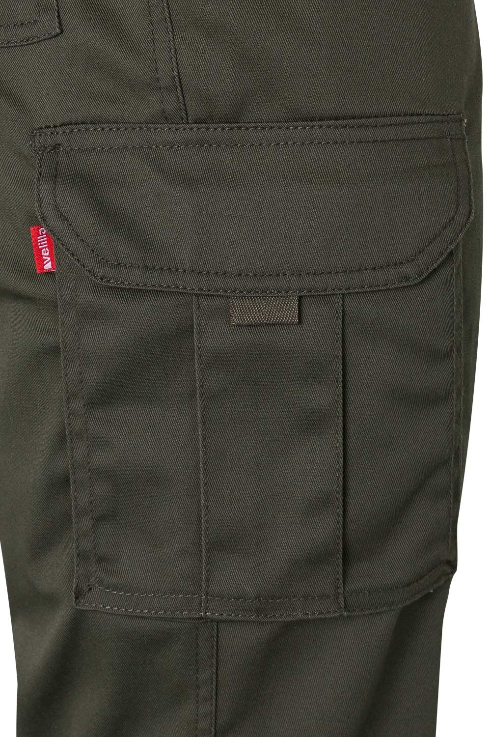 103005S.PANTALÓN STRETCH VERDE CAZA 34