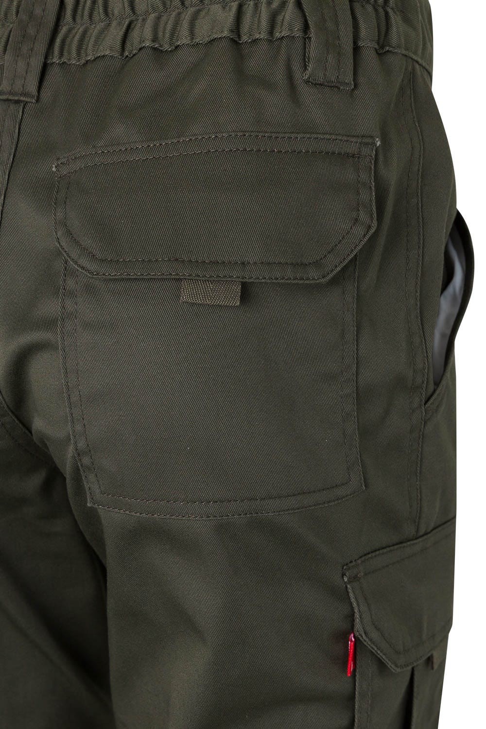 103005S.PANTALÓN STRETCH VERDE CAZA 34