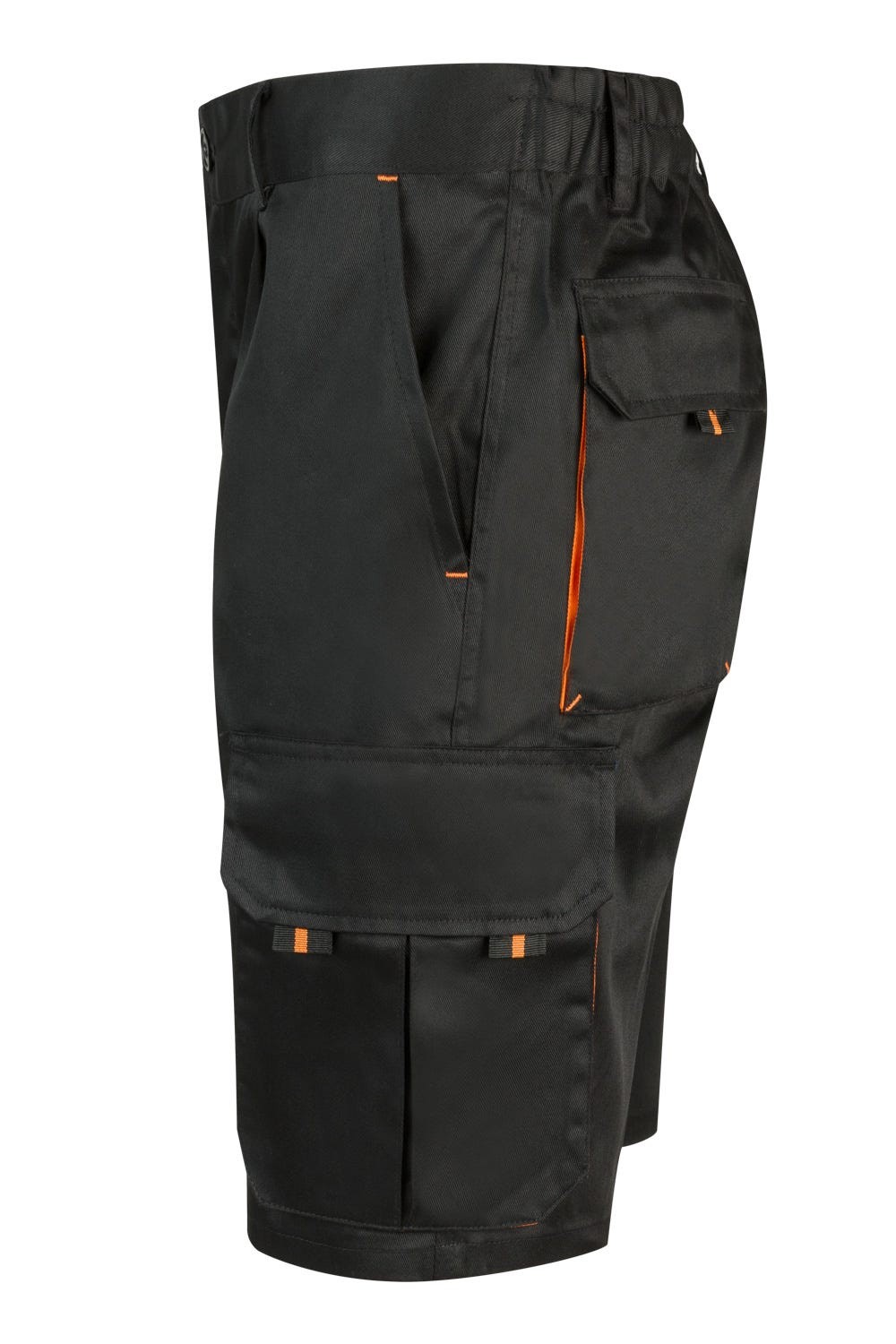 103007.BERMUDA BICOLOR NEGRO/NARANJA 34