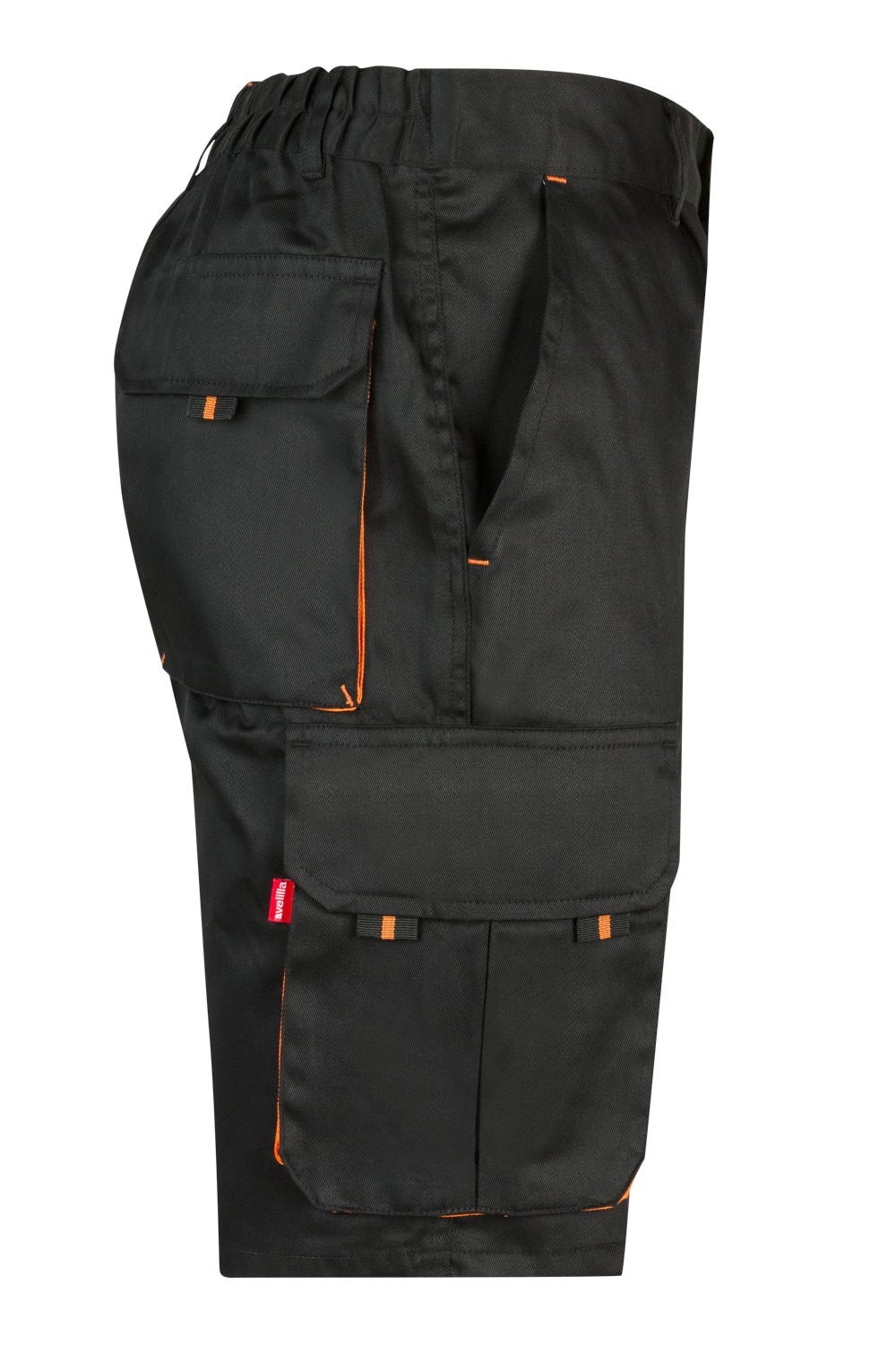 103007.BERMUDA BICOLOR NEGRO/NARANJA 34