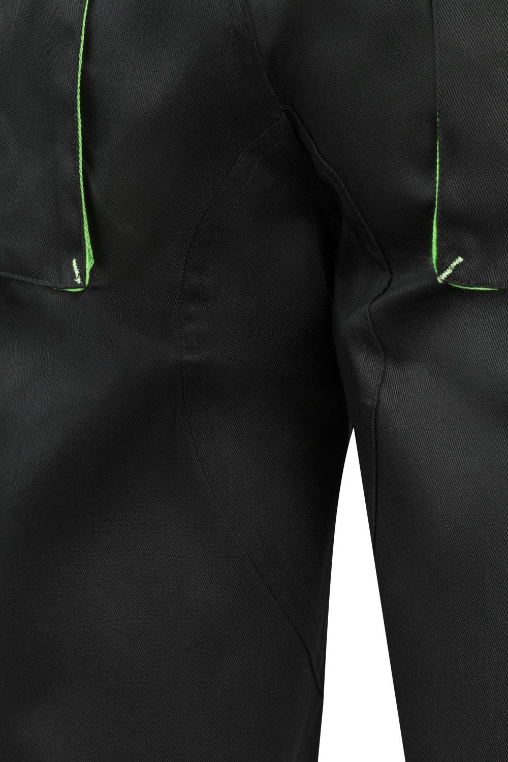 103007.BERMUDA BICOLOR NEGRO/VERDE LIMA 34