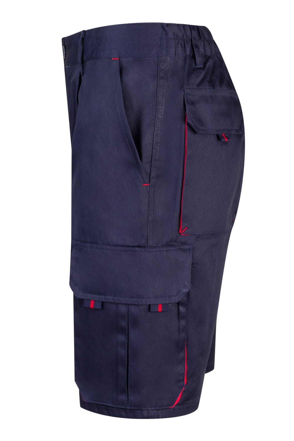 103007.BERMUDA BICOLOR AZUL MARINO/ROJO 34